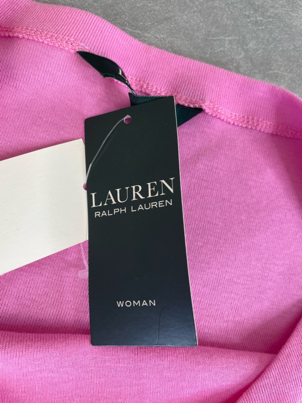 NEW Lauren Ralph Lauren Pink Boatneck Short Sleeve Tee - Picture 6 of 9